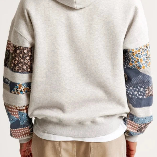 Unisex Patchwork Hoodie